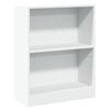 vidaXL B&uuml;cherregal Wei&szlig; 60x24x76 cm Holzwerkstoff