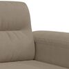 vidaXL 3-Sitzer-Sofa Taupe 180 cm Mikrofasergewebe