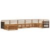 vidaXL Outdoor-Sofagarnitur 7 stk. Natur