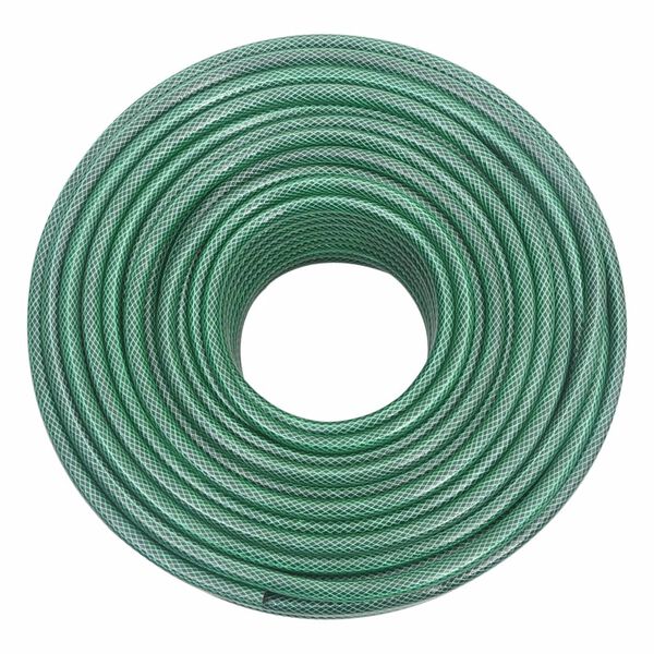 vidaXL Gartenschlauch mit Kupplung-Set Gr&uuml;n 0,5" 100 m PVC