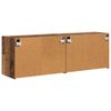 vidaXL TV-Wandschrank 2 pcs Altholz 59,5 x 31 x 40 cm Holzwerkstoff