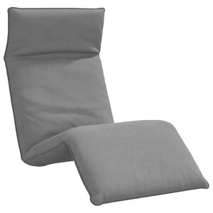 vidaXL Sonnenliege Klappbar Grau 175x54x8,5 cm Oxford-Gewebe