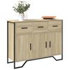 vidaXL Sideboard Sonoma-Eiche 97x32,5x74,5 cm Holzwerkstoff