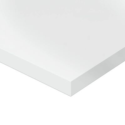 vidaXL Bücherregal-Bretter 4 Stk. Hochglanz-Weiß 40x20x1,5 cm