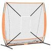 vidaXL Baseball-Übungsnetz Schwarz 180 x 59.5 x 152.5 cm Polyester
