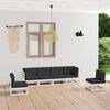 vidaXL 6-tlg. Garten-Lounge-Set mit Kissen Kiefer Massivholz