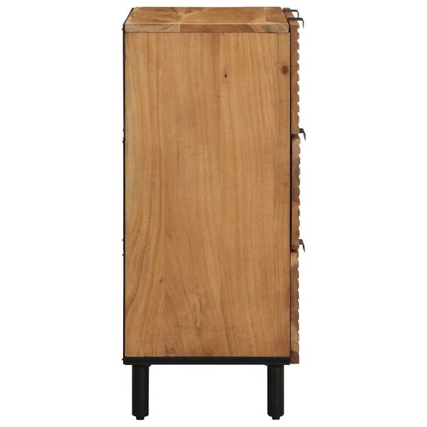 vidaXL Sideboard 60x33x75 cm Massivholz Akazie