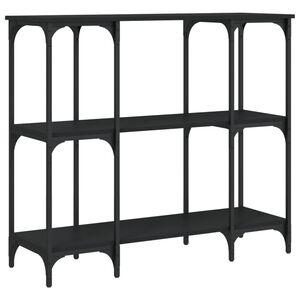 vidaXL Konsolentisch Schwarz 102x35x90 cm Holzwerkstoff