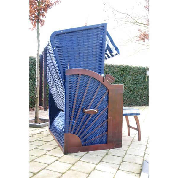 Strandkorb Nordsee XL blau