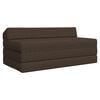 vidaXL Klappsofa Bett Taupe 120 x 60 x 49 cm Stoff
