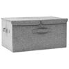 vidaXL Lagerboxen Vliesstoff Grau