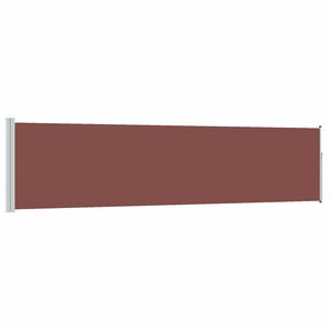 vidaXL Ausziehbare Seitenmarkise 117&times;514 cm Braun