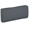 vidaXL Kissen Oxford-Stoff Anthrazit 120 x 50 x 12 cm