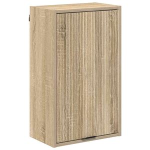 vidaXL Badezimmerschrank Wandmontiert Sonoma-Eiche 39 x 23,5 x 65 cm