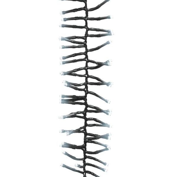 vidaXL LED-Lichterkette mit 1000 LEDs Kaltwei&szlig; 11 m PVC