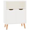 vidaXL Sideboard Hochglanz-Wei&szlig; 60x30x72 cm Holzwerkstoff
