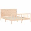 vidaXL Massivholzbett ohne Matratze 160x200 cm Kiefernholz