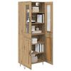 vidaXL Highboard Artisan-Eiche 69,5 x 34 x 90 cm Holzwerkstoff