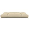 vidaXL Palettenkissen Beige 120x80x12 cm Stoff