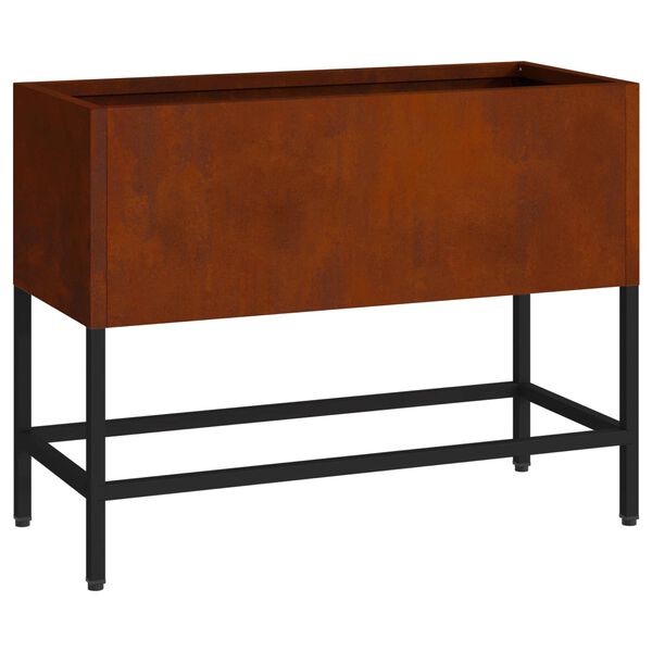 vidaXL Hochbeet Gartenpflanzer Rostig 60 x 26 x 45 cm Wetterfeststahl