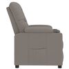vidaXL Relaxsessel Taupe Stoff
