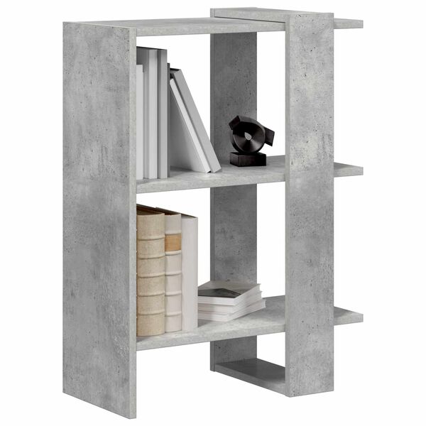 vidaXL B&uuml;cherregal Beton Grau 52 x 25 x 71,5 cm Holzwerkstoff