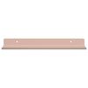 vidaXL Schwebendes Regal Wandmontiert 2 pcs Rosa 30 x 9 x 2,5 cm Stahl