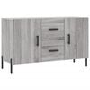 vidaXL Sideboard Grau Sonoma 100x36x60 cm Holzwerkstoff