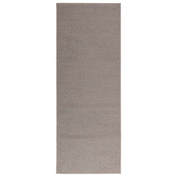 vidaXL Bereichsteppiche Rechtwinklig LUGO Taupe 200 x 80 cm Polyester