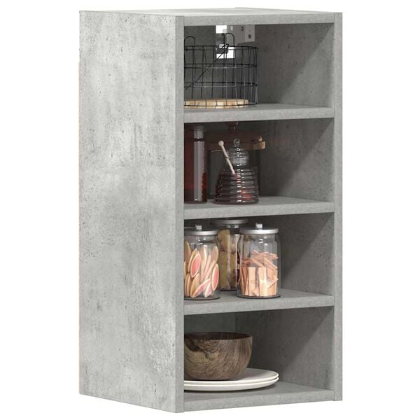 vidaXL Hängeschrank Riga Betongrau 30x29,5x60 cm Holzwerkstoff