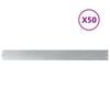 vidaXL Rasenkanten 50 Stk. 10x103 cm Verzinkter Stahl