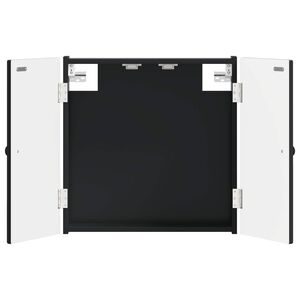 vidaXL Dartboard Schrank EDE Schwarz 52,5 x 10,5 x 53,5 cm