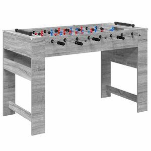 vidaXL Tischfu&szlig;balltisch Sonoma-Grau 125 x 60,5 x 80 cm Holzwerkstoff