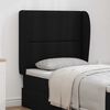 vidaXL Kopfteil Ohr Schwarz 80 x 23 x 6 cm PVC