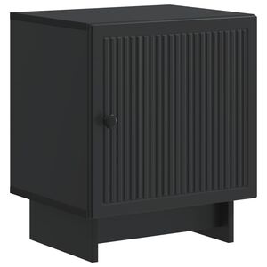 vidaXL Nachttisch Schwarz 43 x 34,5 x 50 cm Holzwerkstoff