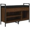 vidaXL Schuhbank Braun Eichen-Optik 85,5x32x57,5 cm Holzwerkstoff