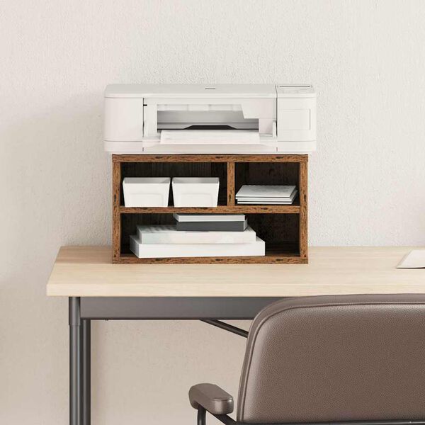 vidaXL Druckerst&auml;nder Altholz 40 x 32 x 22,5 cm Holzwerkstoff