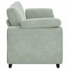 vidaXL 3-Sitzer-Sofa Hellgrau 220x77x82 cm Samt