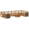 vidaXL Outdoor-Sofagarnitur 8 pcs Natur Massivholz Akazie