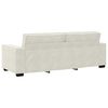 vidaXL 3-Sitzer-Sofa Creme 220x78x84 cm Samt