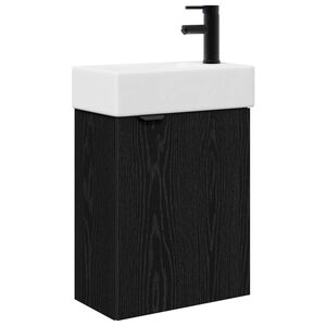 vidaXL Badezimmer Waschtischunterschrank mit Wasserhahn