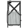 vidaXL Nachttisch Graues Sonoma 40 x 31 x 60 cm Holzwerkstoff