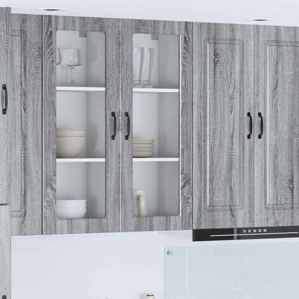 vidaXL K&uuml;chenschrank Graues Sonoma 40 x 31 x 100 cm Holzwerkstoff