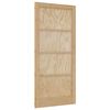 vidaXL Interior T&uuml;r 93 x 202 cm Sperrholz Natur