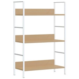 vidaXL B&uuml;cherregal 3 Regalb&ouml;den Eiche 60&times;27,6&times;90,5 cm Holzwerkstoff