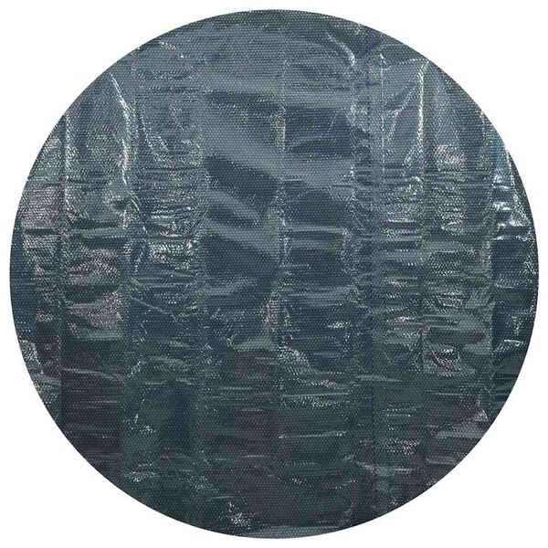 vidaXL Treibende Pool-Solarplane PE 210 cm Schwarz und Blau