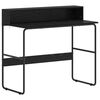 vidaXL Schreibtisch mit Stauraum Schwarz Eichen-Optik 100 x 50 x 91 cm