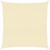 vidaXL Sonnensegel 160 g/m&sup2; Creme 5x5 m HDPE