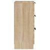vidaXL Sideboard Sonoma-Eiche 30x30x70 cm Holzwerkstoff