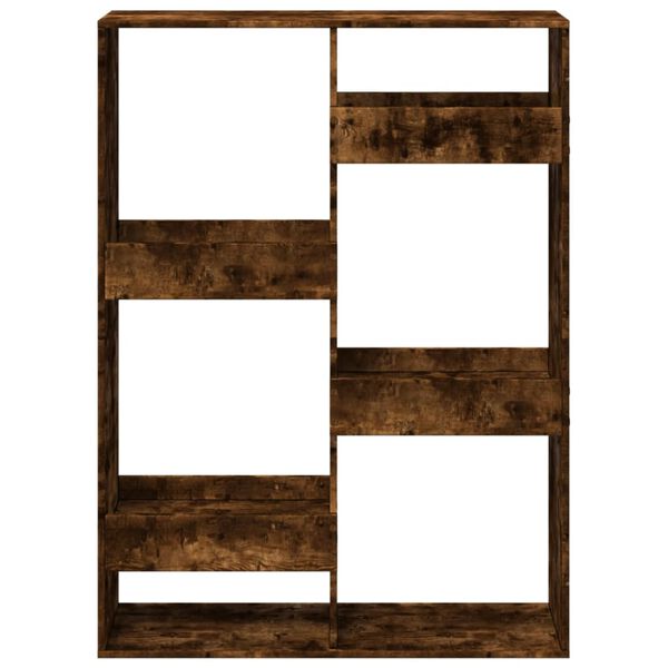 vidaXL Bücherregal Räuchereiche 100x33x135 cm Holzwerkstoff